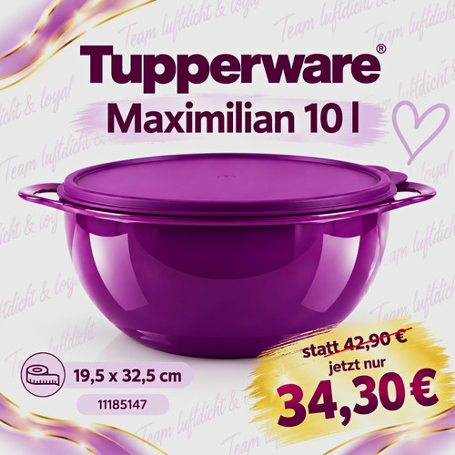 Tupperware maximilian 10l - tupperware,