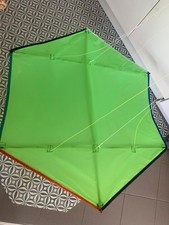 Lenkdrachen 1-Leiner 115x95cm Bambus-Stangen grün