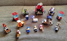 !!! LEGO City Markt Platz Stadt Leben Verkaufs Stand mit Figuren - Lesen !!!