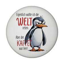 Cartoon-Pinguin Welt retten