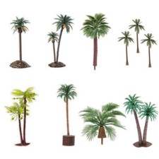 Miniatur Palme 4-18 cm aus Kunststoff Dekofigur Bäume Baum Urlaub Reise Hobbyfun