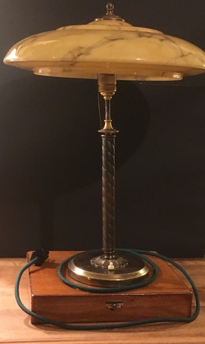 Art deco lampe - art,