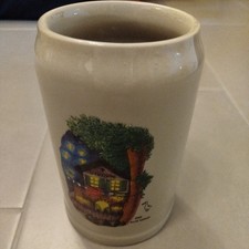 Bierkrug Steingut Entlas