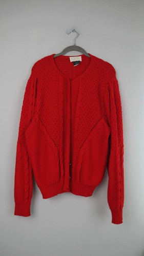 Dehnhardt strickjacke rot - strickjacke,