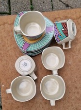 Rosenthal Flash 1 one D. Hafner 6 Kaffeetassen Tasse 6 Untertassen 