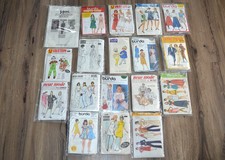 18x Schnittmuster Burda neue Mode Simplicity Ullstein Vintage 70er / 80er Jahre
