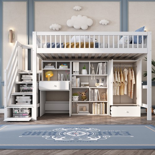 Kinderhochbett 90x200 mit