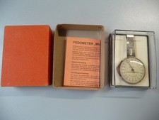 Pedometer Multiped, alter Schrittzähler, in original Box mit Bedienungsanleitung