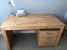 Schreibtisch Kernbuche Holz massiv