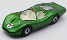 Matchbox Superfast MB45 Ford Group 6 grün, runde 7, chrome Motor. Lesney England