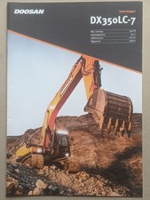 DOOSAN DX350LC-7 Kettenbagger Raupenbagger Bagger Prospekt