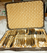 DDR Besteck Smalcalda 24 teilig mit Koffer Modell Facette H. Erbe  UNBENUTZT