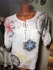 Tolle Bluse langarm  Chiffon