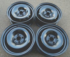 4 x Stahlfelgen Fiat Grande Punto 6Jx15H2 4x100 ET43 ML56,5 (51763241) #A-9109