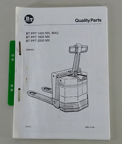 Teilekatalog parts list bt - teilekatalog, /