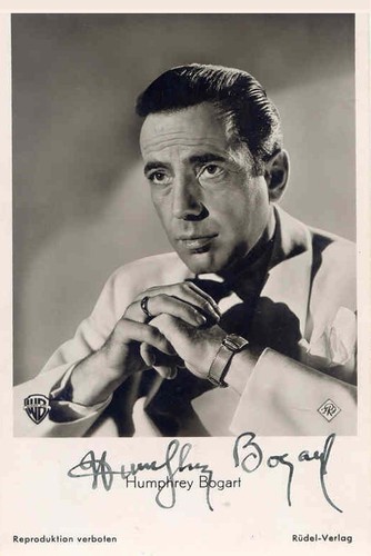 Humphrey bogart autogramm - humphrey, bogart++autogramm++