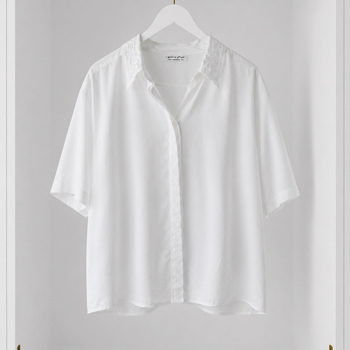 Vintage damen bluse weiß - vintage,