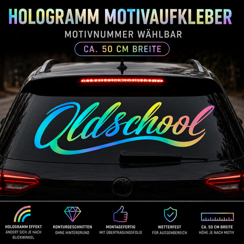 Hologramm autoaufkleber motiv - hologramm,