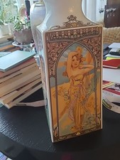 Porzelan vase alphonse mucha - porzelan,