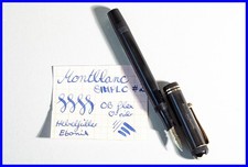 1920s SIMPLO #2 MONTBLANC MASTERPIECE Ebonit HEBEL FÜLLER mit OB Herzloch Feder