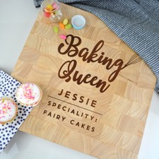 Personalisiertes Backen Königin Servieren Kuchenbrett Groß Kuchenständer Küche Mama Geschenke