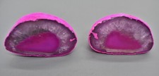 1 Paar ACHAT GEODE PINK/ROSA