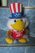 Go for Gold America Adler Figur Plüsch Olympia 1980 /Applause "TOPzustand