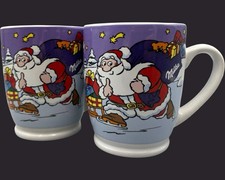2x Milka Weihnachtsbecher Tasse Edition No 13 Weihnachten Rentier Schneemann