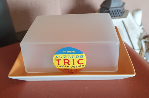 Arzberg tric orange butterdose - tric,