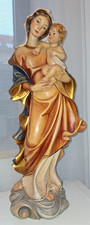 Holzfigur geschnitzt, Maria