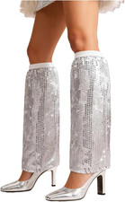 1 Paar Pailletten Stulpen