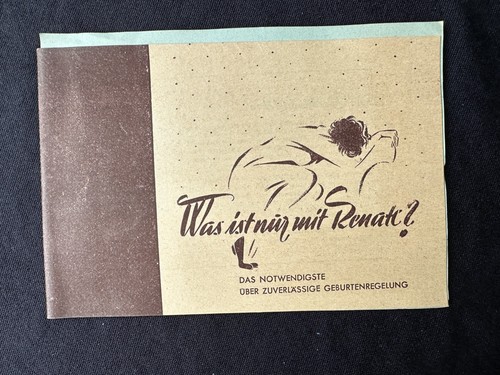 Beate uhse alte broschüre was - alte,