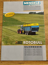 Mengele Rotobull Silierwagen prospekt traktor tractor brochure 29