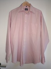 GILBERTO Classic EASY CARE Hemd Herr Gr. L rosa weiß rot kariert ⭐Guter Zustand⭐