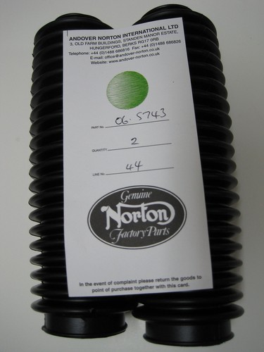 Norton tenedor polainas goma - tenedor,