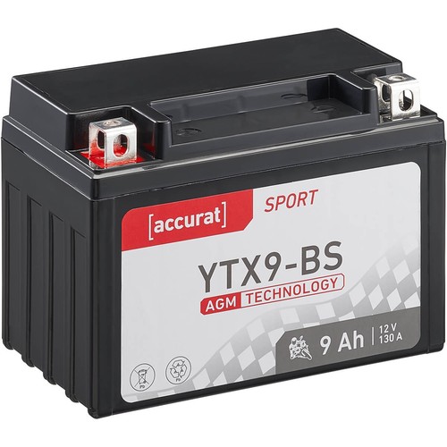Motorradbatterie ytx9 agm - motorradbatterie, ytx9-bs