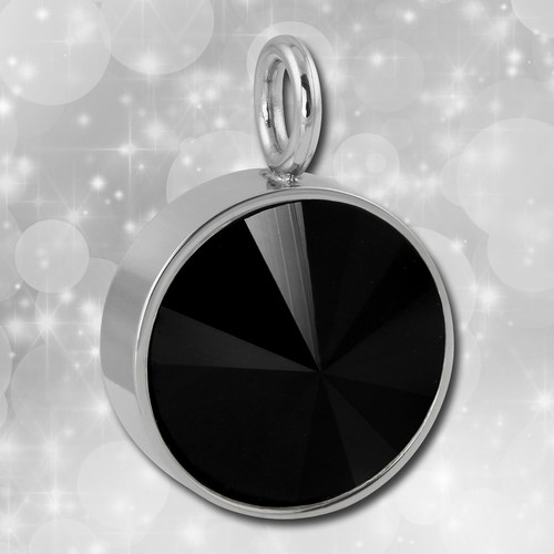 Edelstahl anhänger swarovski - anhänger,
