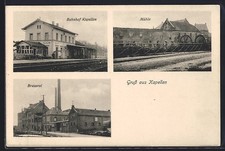 AK Kapellen / Erft, Bahnhof /