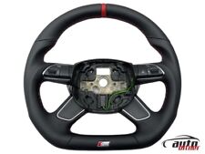 TUNING Lenkrad Lederlenkrad AUDi Q5 8R Multifunktion Daumen Abgeflacht S-Line