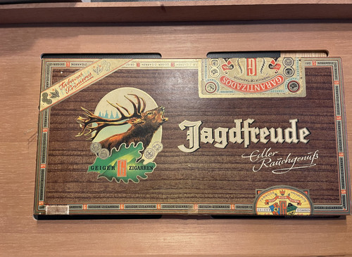 Alte zigarrenkiste schachtel - alte, zigarrenkiste/schachtel