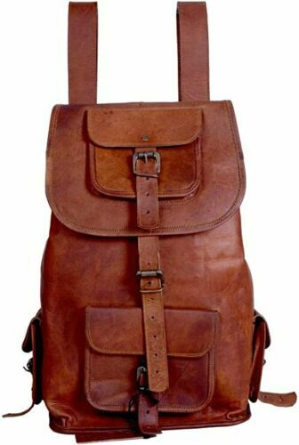 Leder rucksack backpack ranzen - leder,