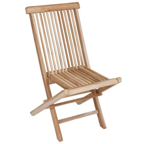 Teak klappstuhl natur - teak,