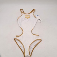 arena Badeanzug Damen Schnelltrocknende Sportliche Bademode aus One Big Logo-Tre