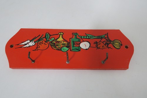 Kleine hakenleiste holz rot - kleine,