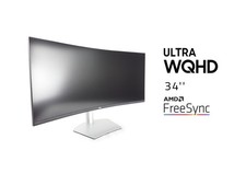 Dell S3422DW Curved 34" UWQHD Monitor 100Hz 16:9 300cd 8ms 3000:1 HDMI DP USB