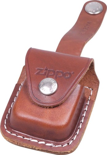 Zippo echt leder etui - leder,