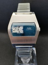 Montreal Automatic Jump Hour - Flexibelband - Herren Uhr - Armbanduhr - Vintage