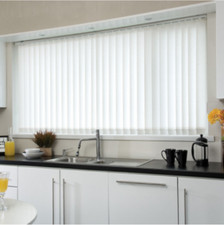 Lamellenvorhang Vertikaljalousie Jalousie  "LIGHTS 127mm" Maßanfertigung