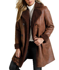NEU LEDERIMITAT MANTEL WEBPELZ