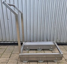 Rolli Transportrolli Edelstahlrolli Stufenrolli Transportwagen Eurokisten VA